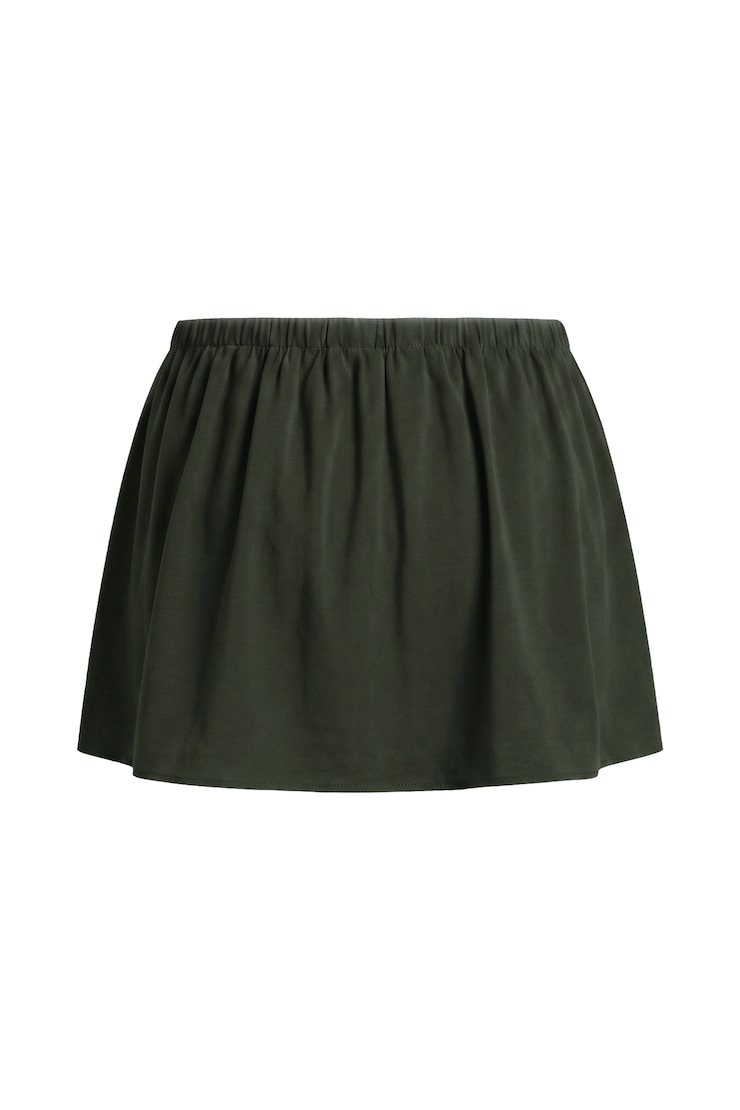 Active Flowy Skort, Olive Obsession/Spicy Paloma Orange, large