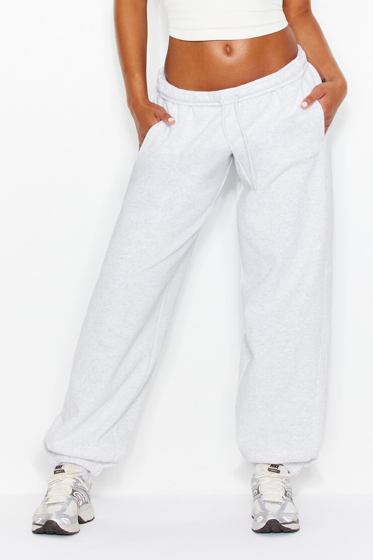 UltraFleece Boyfriend Sweatpants, Spring Grey Mix, large