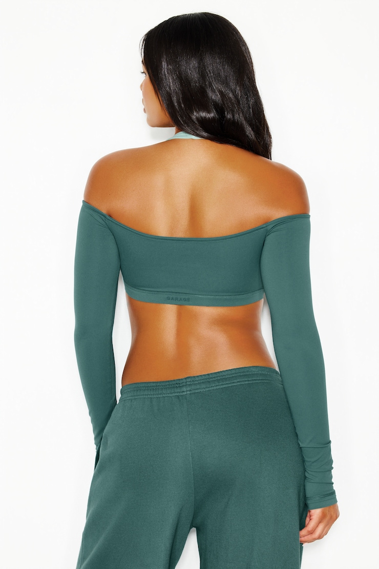 Active Double Layer Micro Top, Teal Temptation/Turquoise Trouble, large