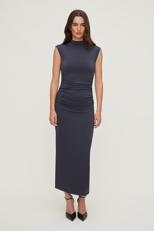 dynamite blue dress Bria Sculpt Maxi minu dress Alex Evenings - 8196707 Women's size:S Care Stretch fabric 67%