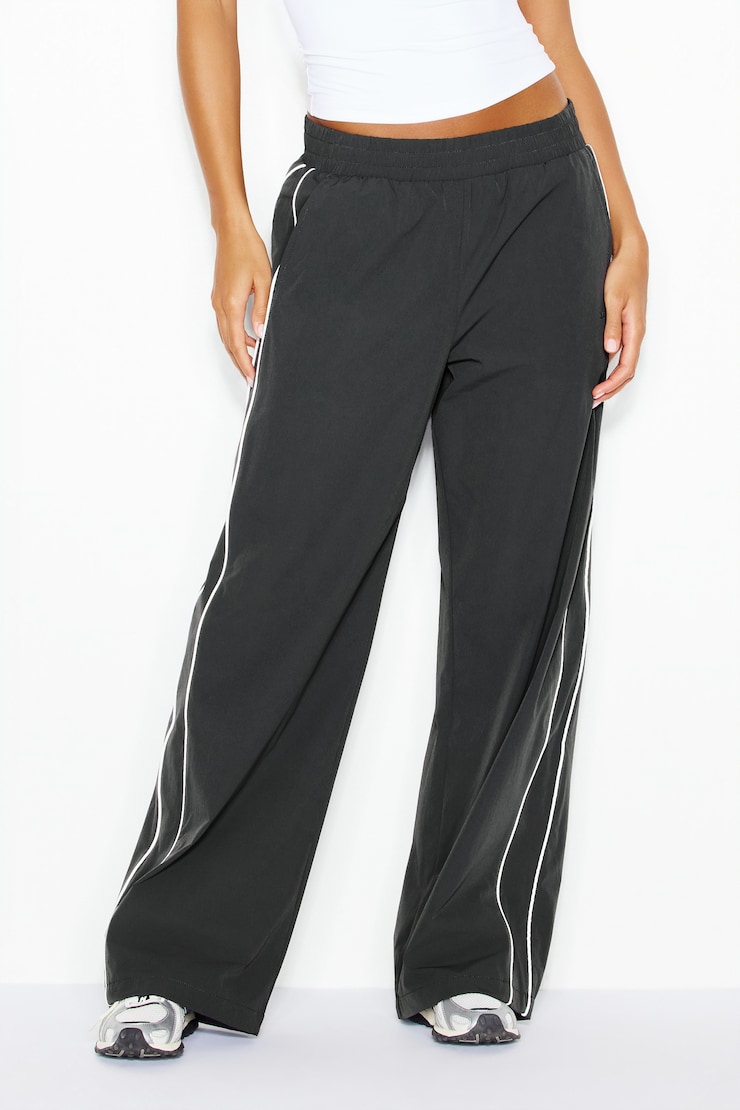 Studio Track Pants, Forged Iron Grey/Snow White, large