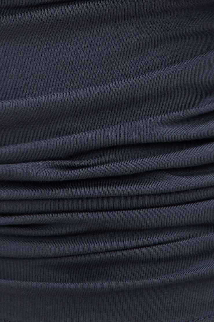 Morgan Plunge 3/4 Sleeve Top India Ink Grey large