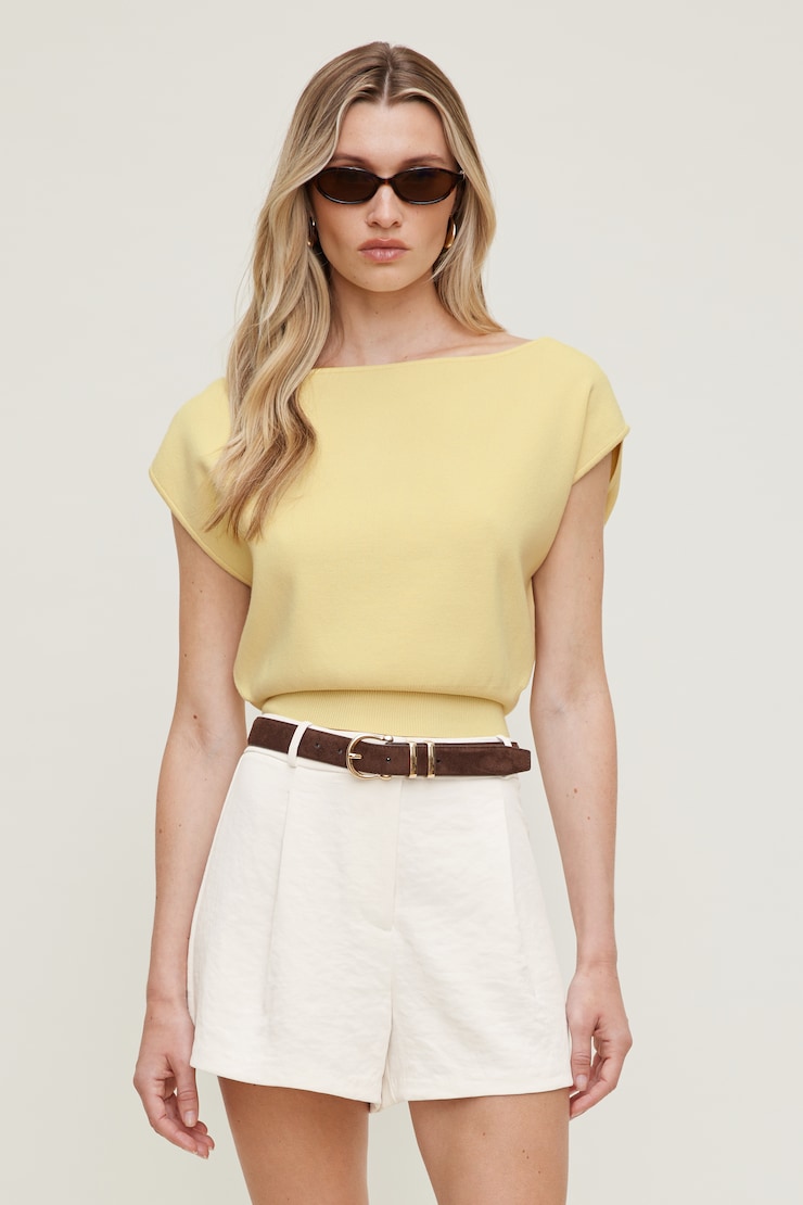 Aria Boat Neck Sweater