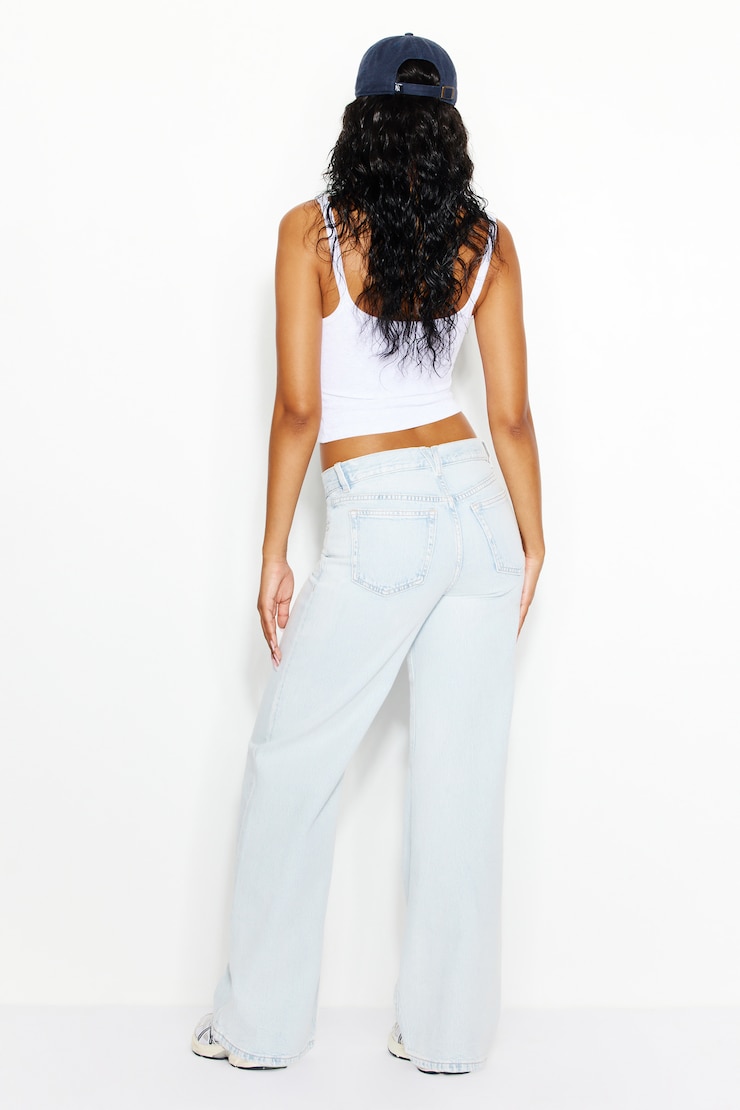 High Rise Wide Jeans, Jamie Blue, large