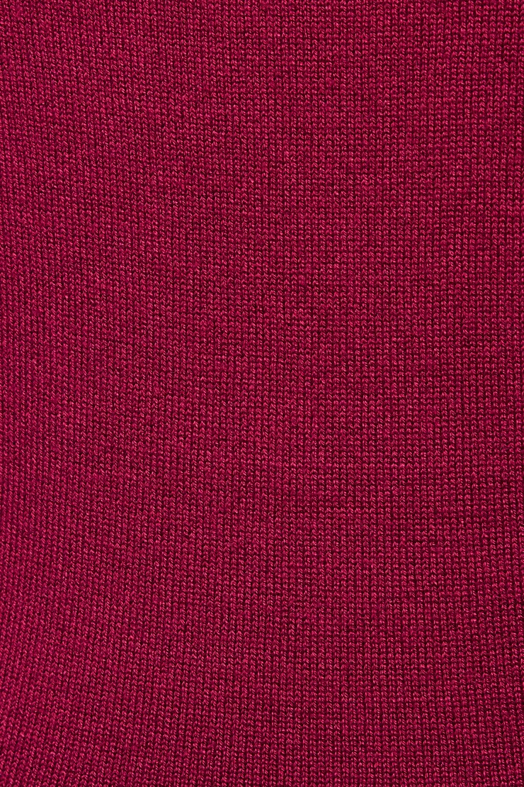 Open Cross Back Sweater, Sour Cherry Burgundy, large