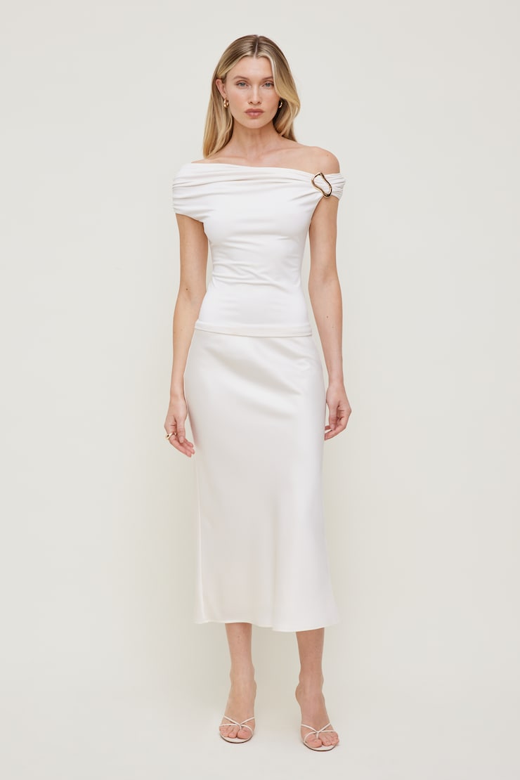 Sculpt Buckle Detail Top