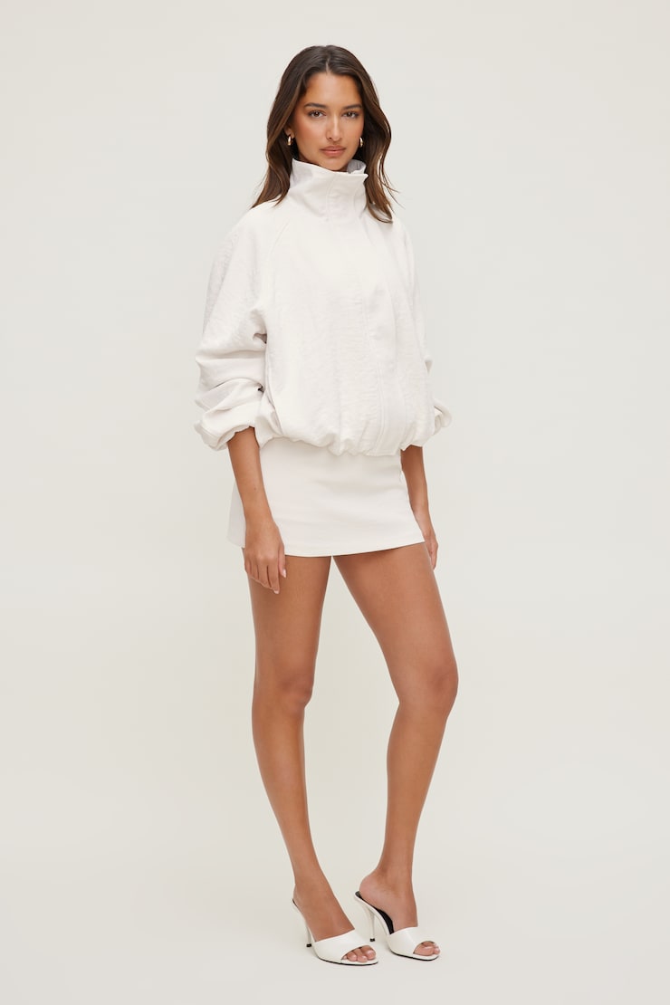 High Neck Airflow Anorak Calming Off White large