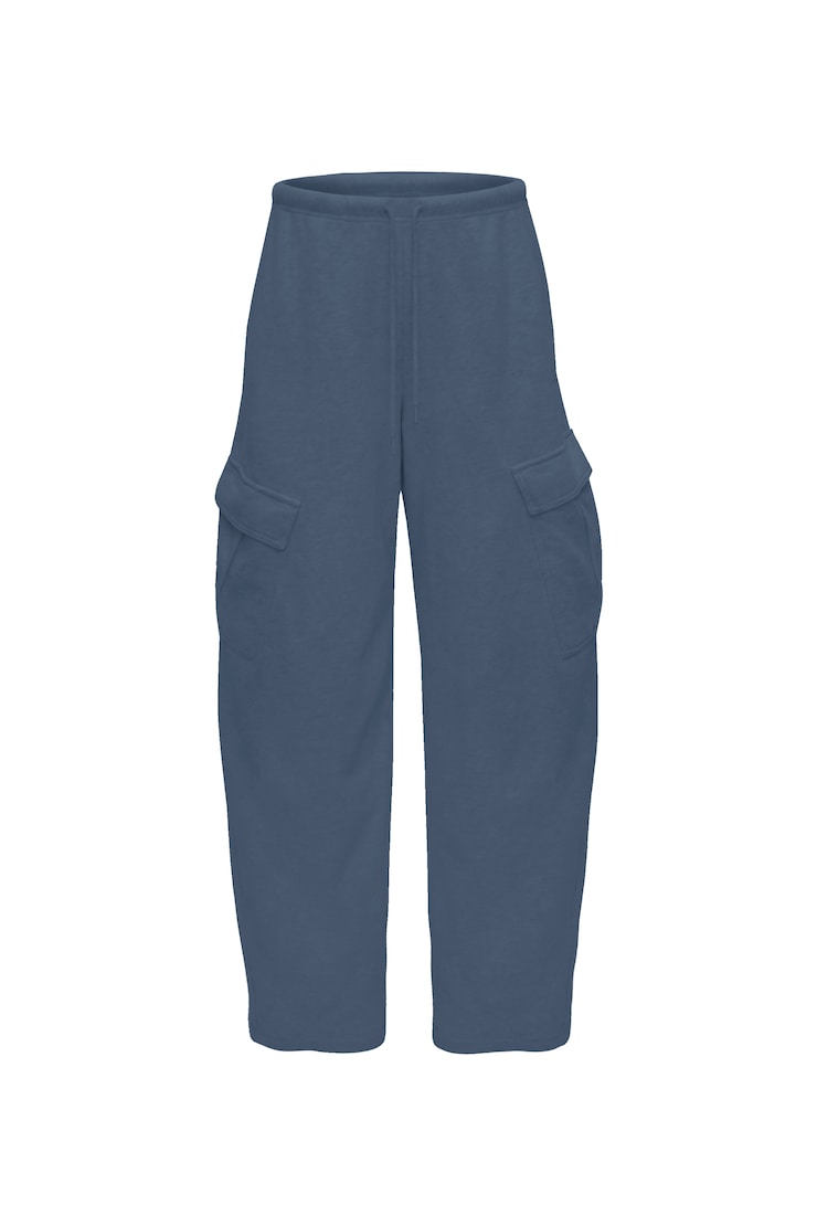 SoftTerry™ Barrel Cargo Pants, Heated Indigo, large