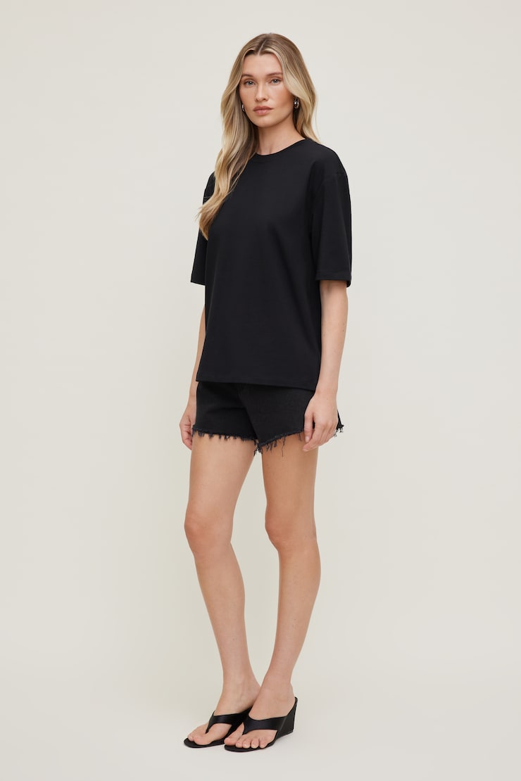 T-shirt en coton et modal
