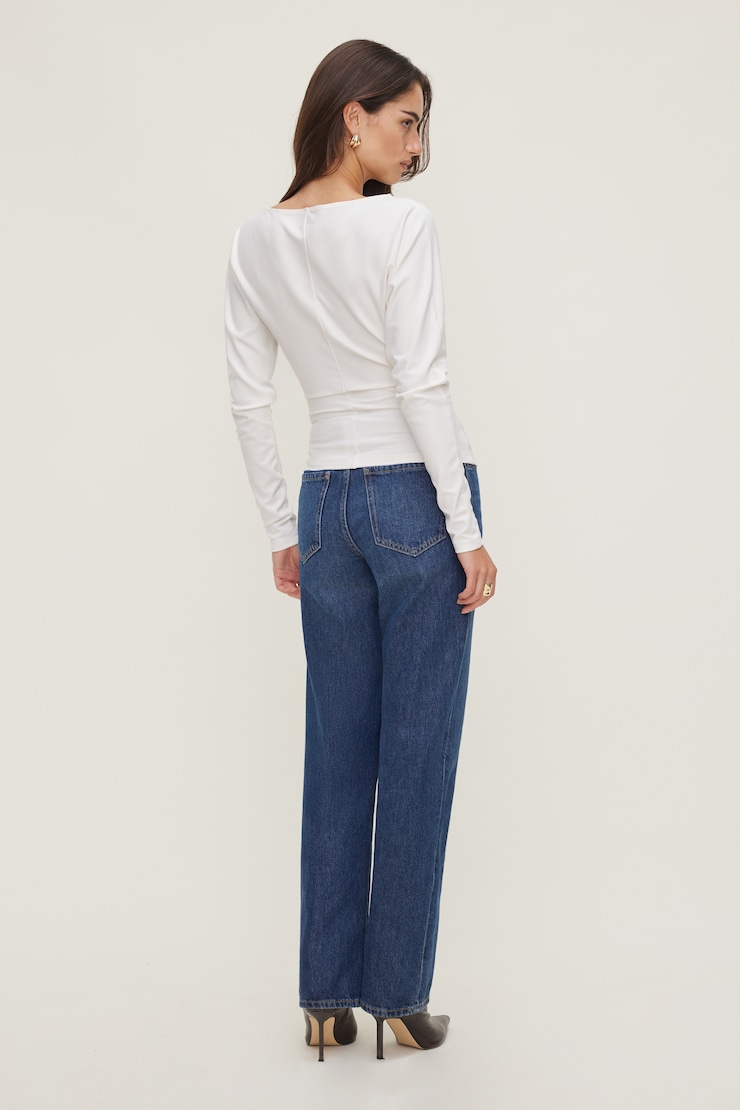 Mira Dolman Sleeve Top Sea Salt Off White large