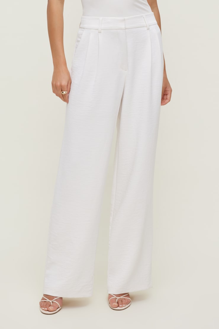 Alex Airflow Wide Leg Pants Calming Off White large