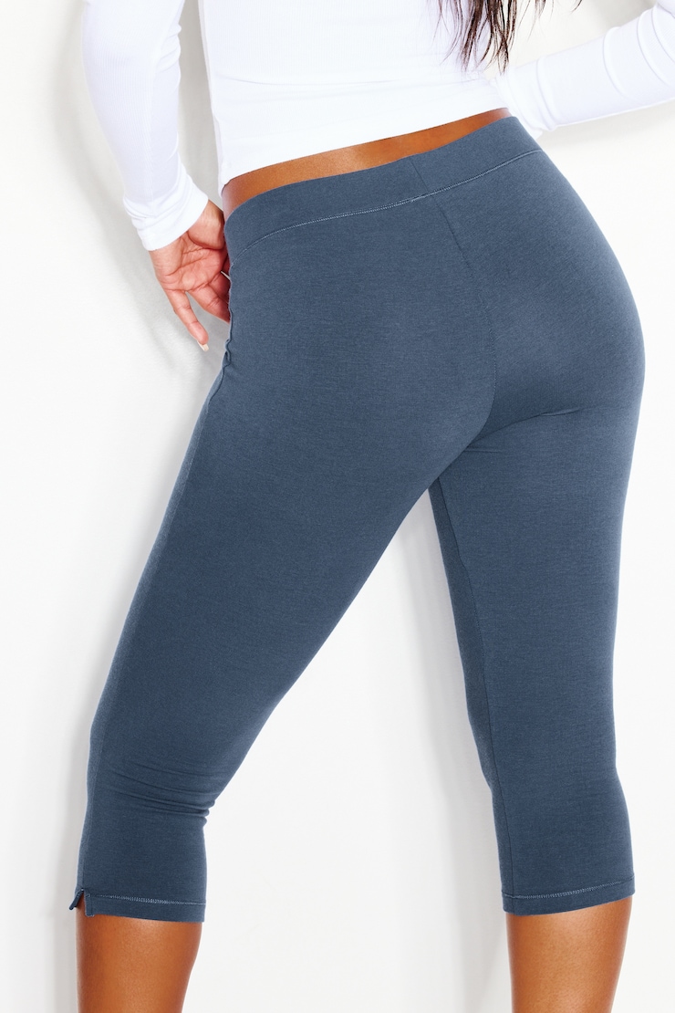 StretchTerry™ Capri Pants, Heated Indigo, large