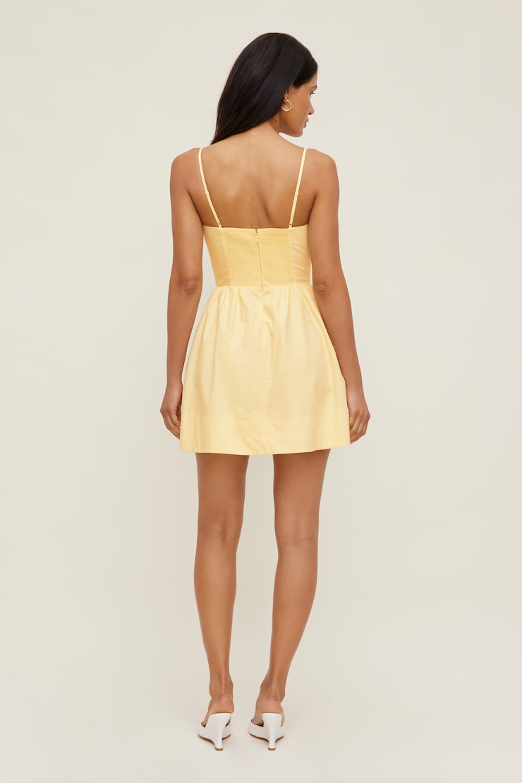 Minirobe évasée en popeline