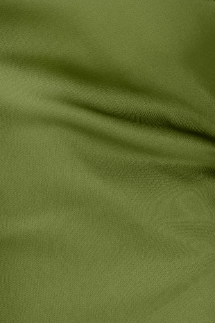 Halter Scarf Satin Maxi Dress Calla Green large