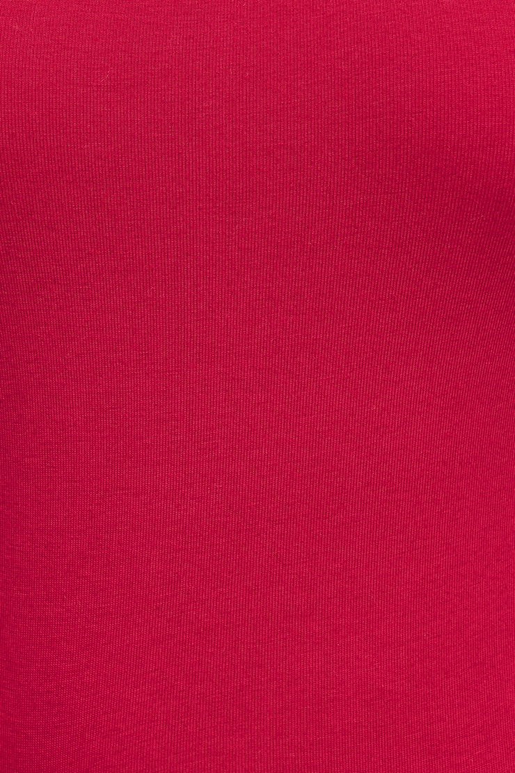 Mid Neck Cropped Tank Top, Jester Red, large