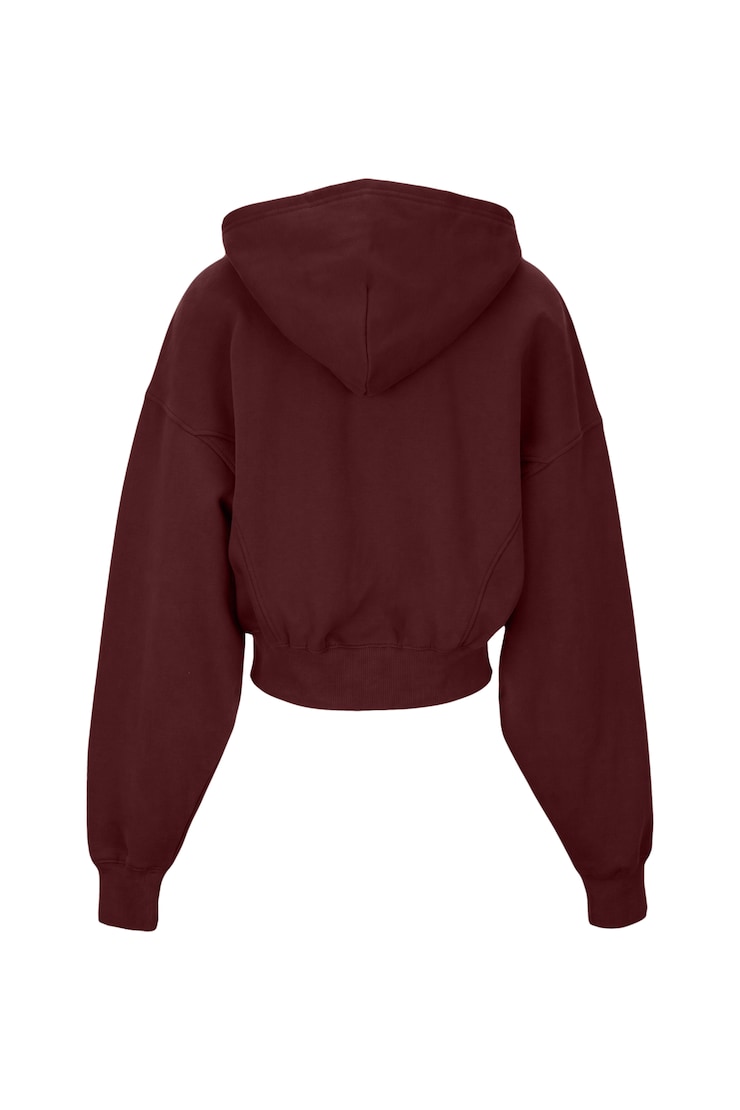 UltraFleece Cocoon Zip Hoodie, Burgundy Bite, large