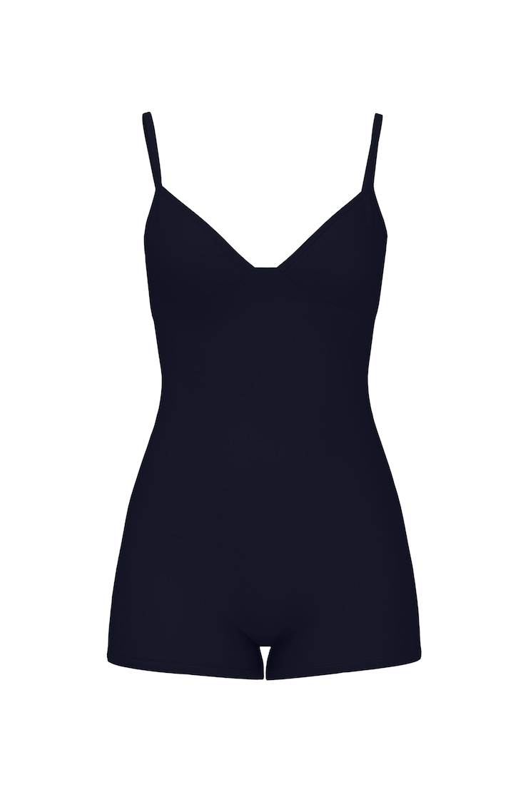 Active Cami Romper, Naughty Navy Blue, large