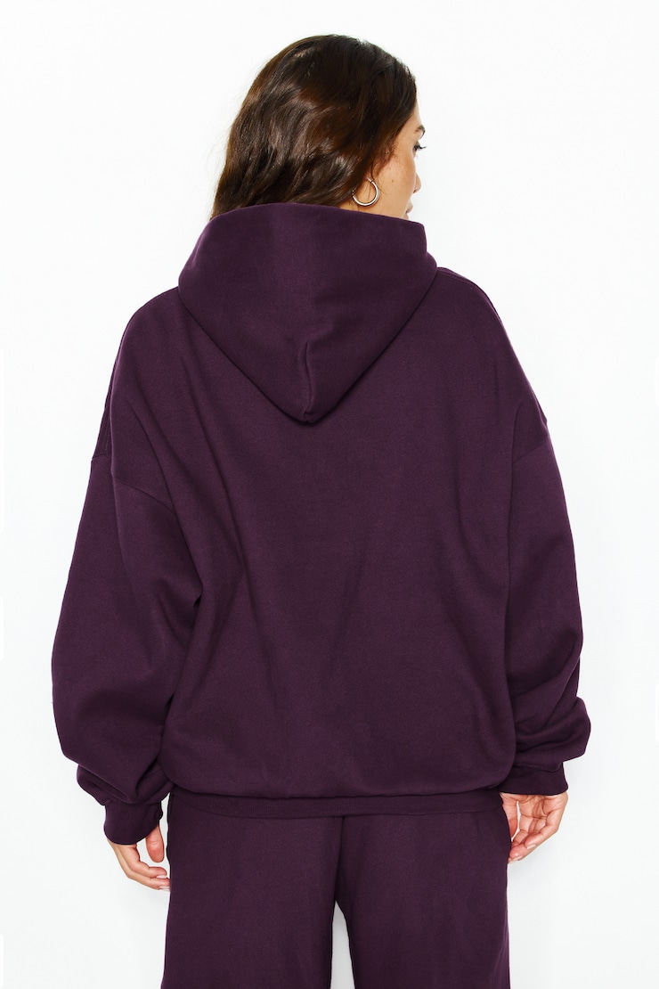UltraFleece Hoodie, Wild Berry Maroon, large