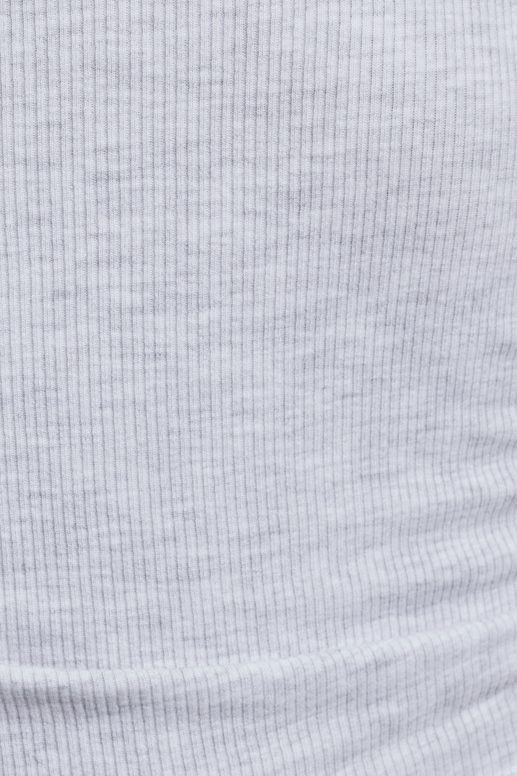 SnatchRib Scoop Tank Top, Spring Grey Mix, large