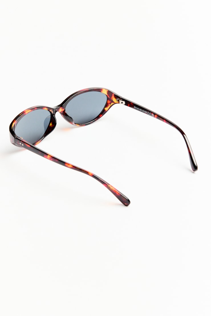 Oval Slim Sunnies, Tortoiseshell, large