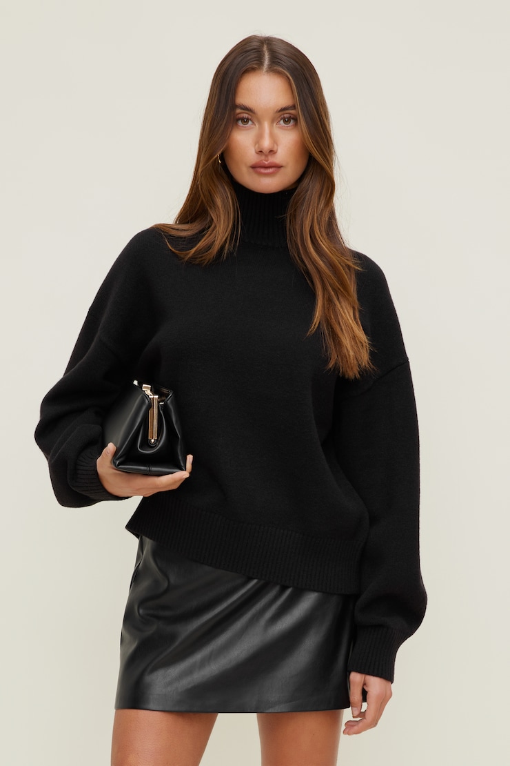 Stand Collar Sweater