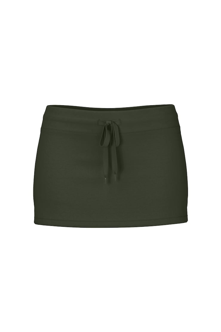 StretchTerry™ Micro Skort, Olive Obsession, large