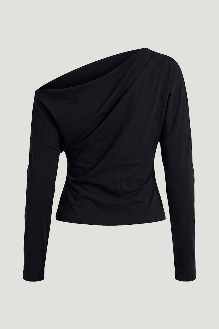Alexa Long Sleeve T Shirt Jet Black large