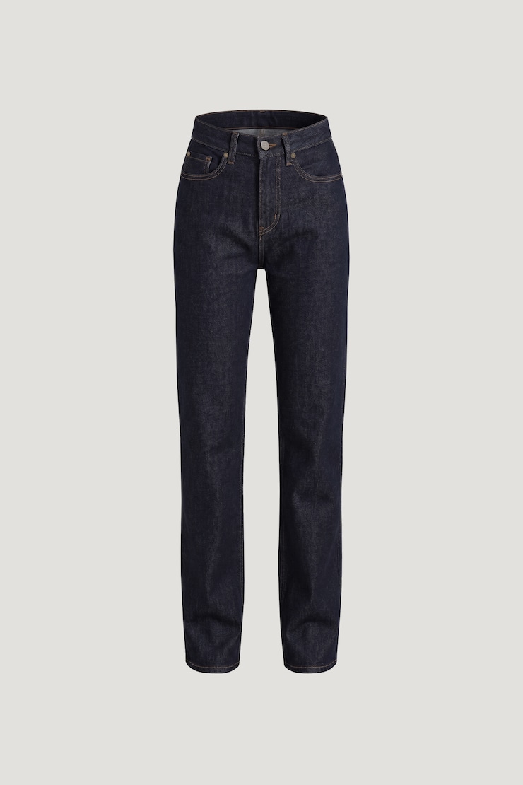 Valentina Ultra High Rise Bootcut Jeans Dark Indigo / Rinse large