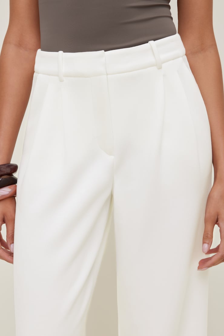 Alex Anywear Wide Leg Pants Marshmallow White large