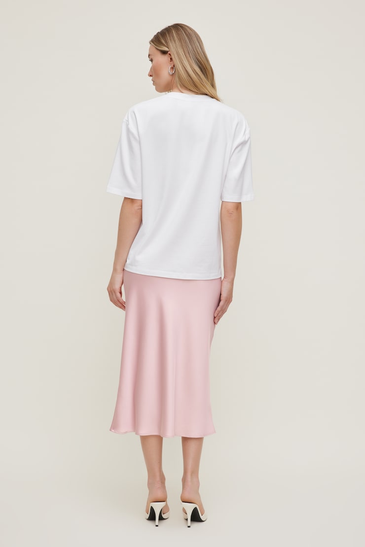 T-shirt en coton et modal