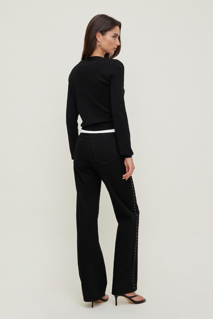 Third try Rebecca Crewneck Cardigan R2 Irina second try Third try Jet Black R2 Irina large