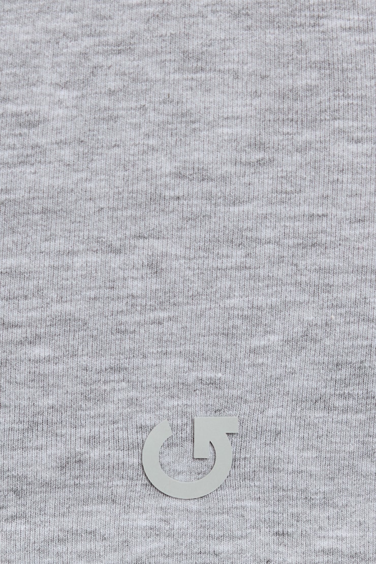 Soft Cotton Y-Back Bralette, Moonstone Grey Mix, large
