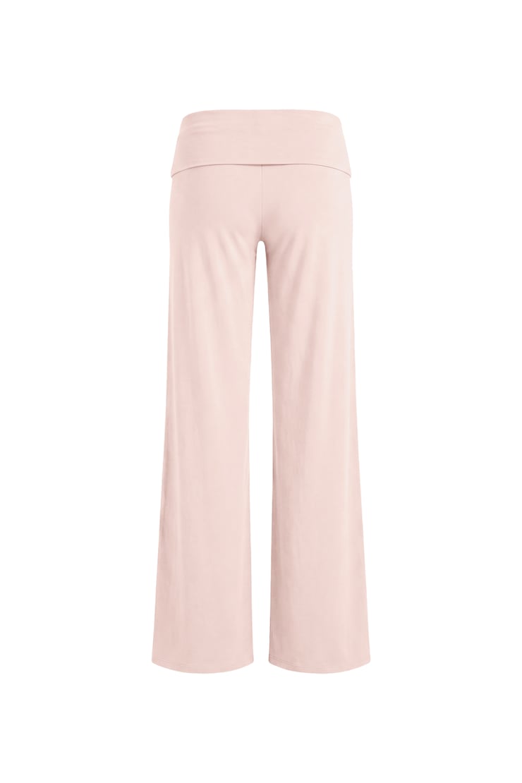 Modal Foldover Pants, Frost Pink, large