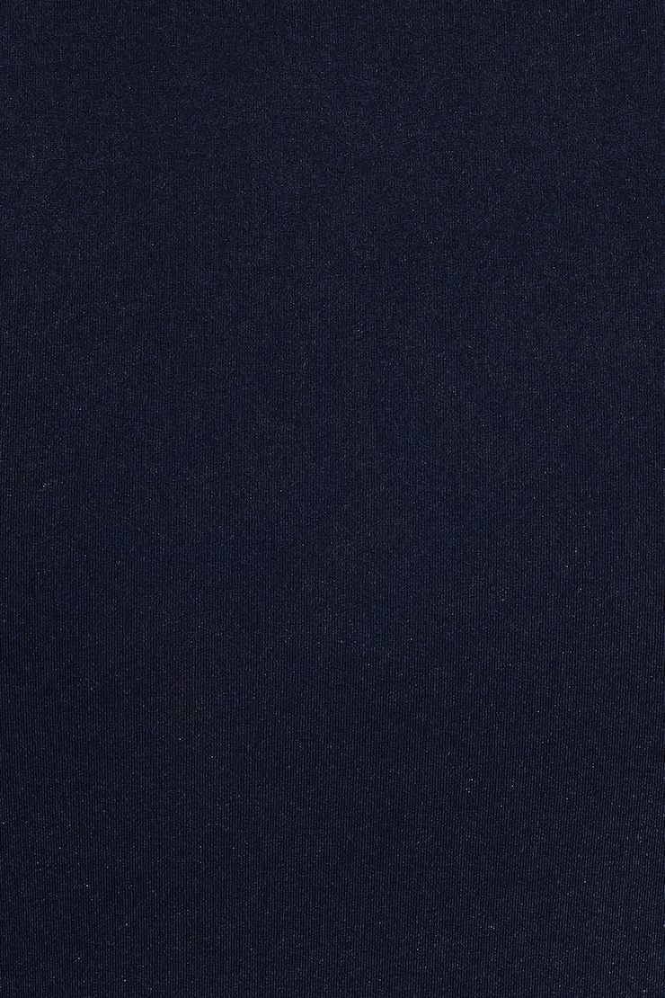 Baretouch Cropped Crewneck Long Sleeve Top, Naughty Navy Blue, large