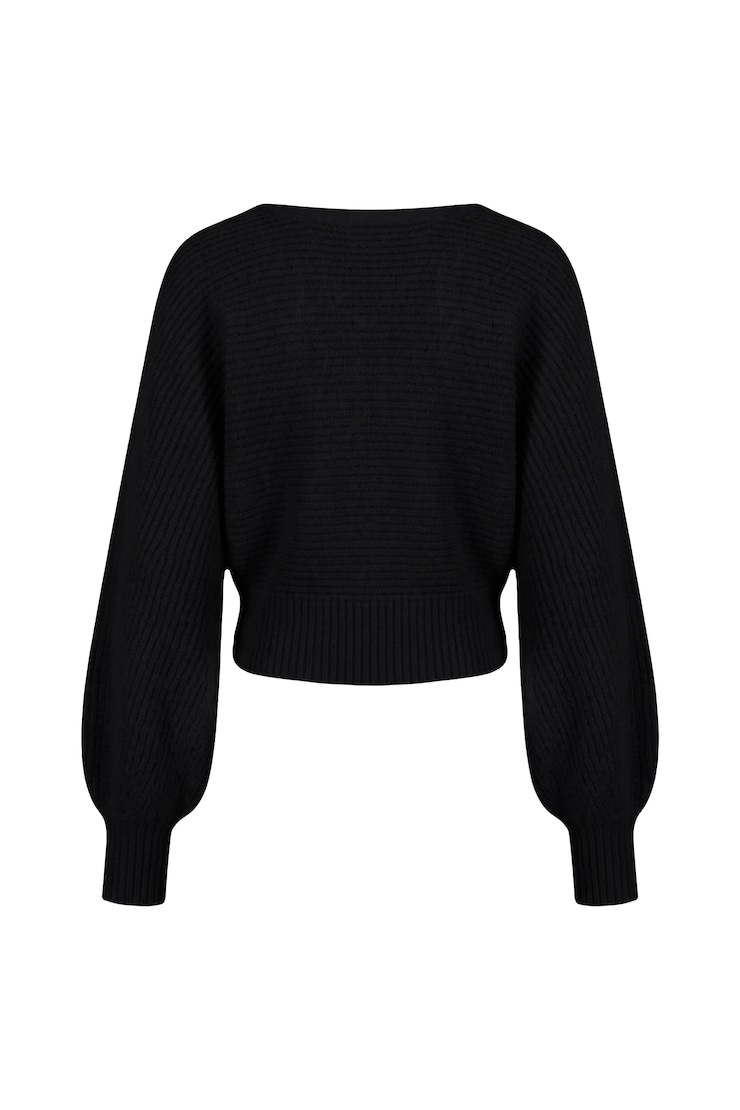 Wrapped Up Sweater, Jet Black, large