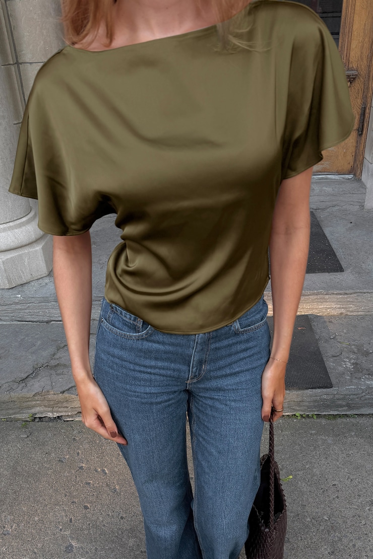 Farra Satin Blouse