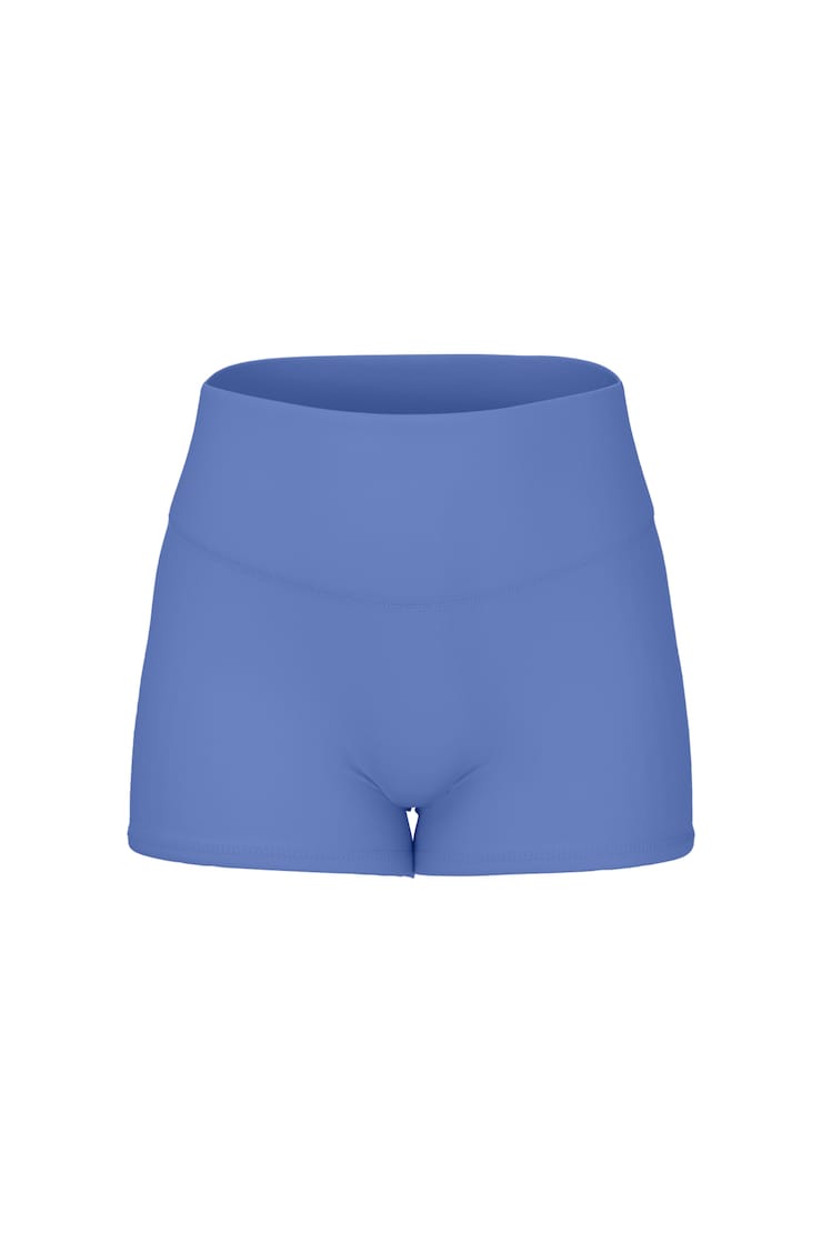 Active 3" Booty Shorts, Blue Blush, large