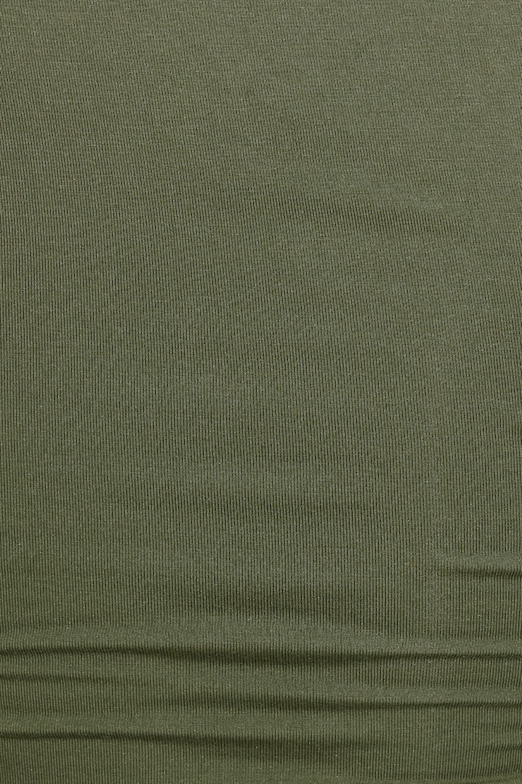 Smooth Open Neck Tee, Kalamata Green, large