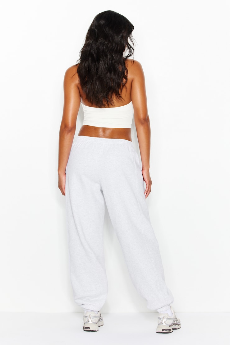 UltraFleece Boyfriend Sweatpants, Spring Grey Mix, large