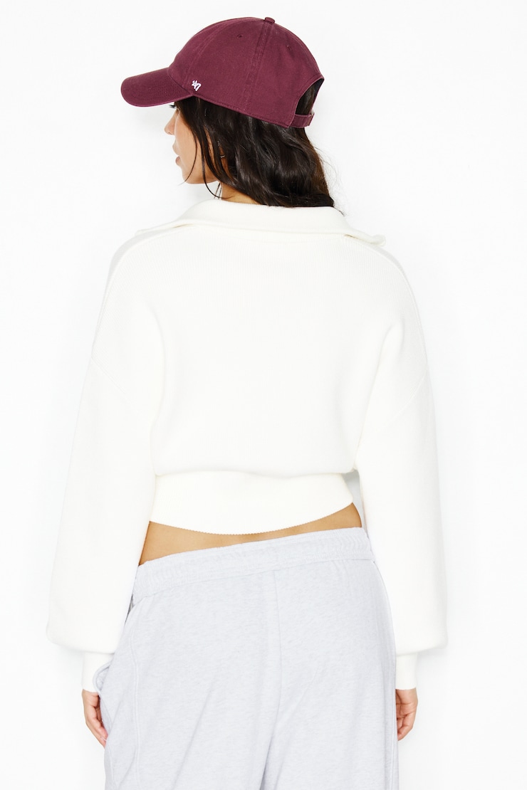 City Layer Half Zip Jacket, SNOW WHITE, large