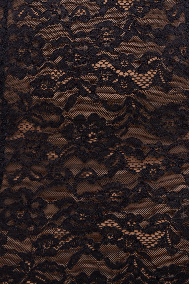 Robe maxi recouverte de dentelle Monet
