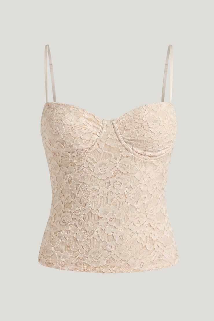 Monet Lace Top Sea Salt Cream large