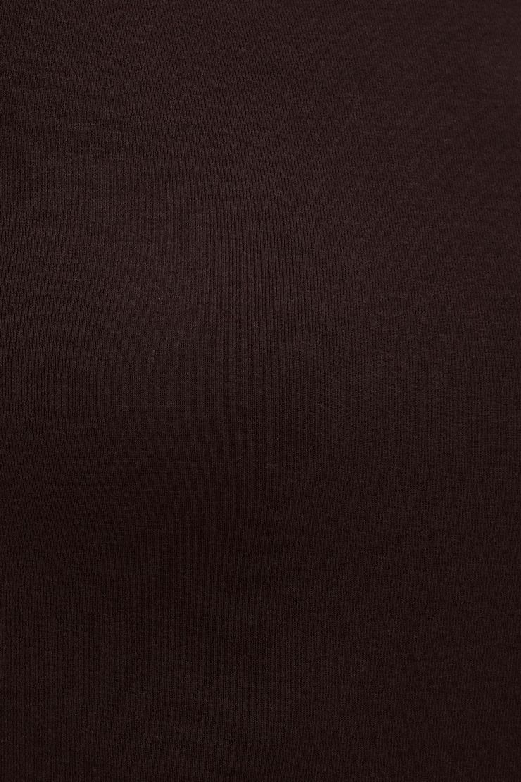 3/4 Sleeve Turtleneck Top Cherry Lacquer Burgundy large