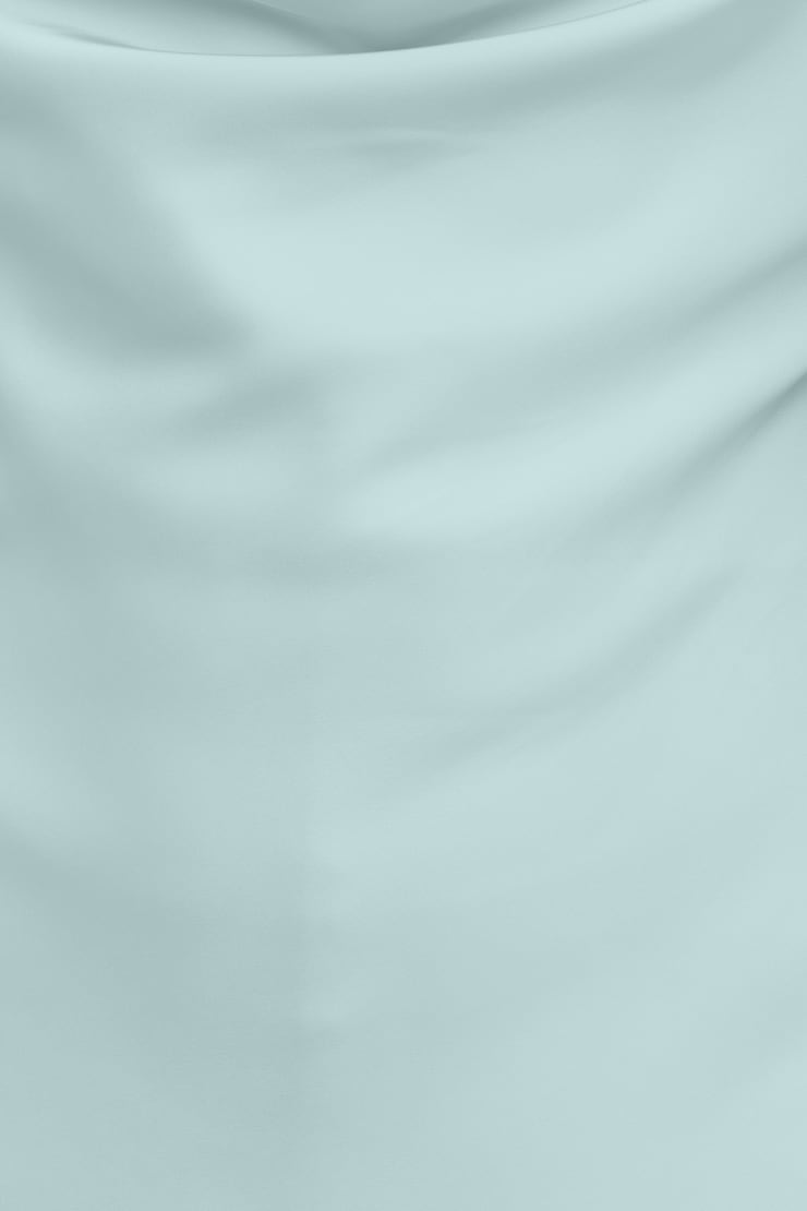 Camila Satin Romper Mini Dress Wan Blue large