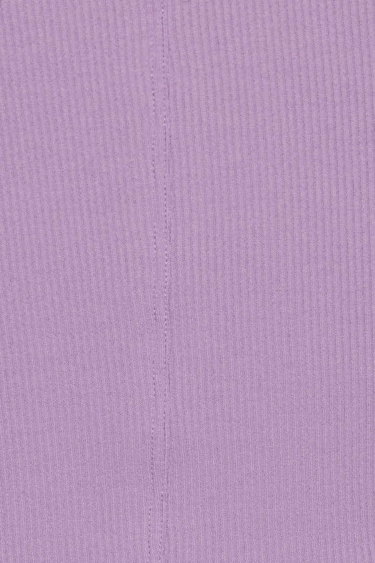 SnatchRib Cropped Crewneck T-Shirt, Charged Lilac Purple, large