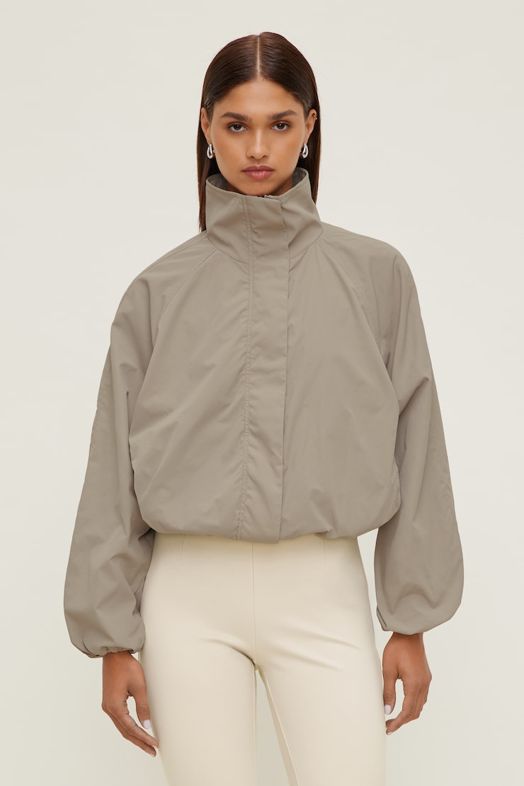 High Neck Wind Anorak