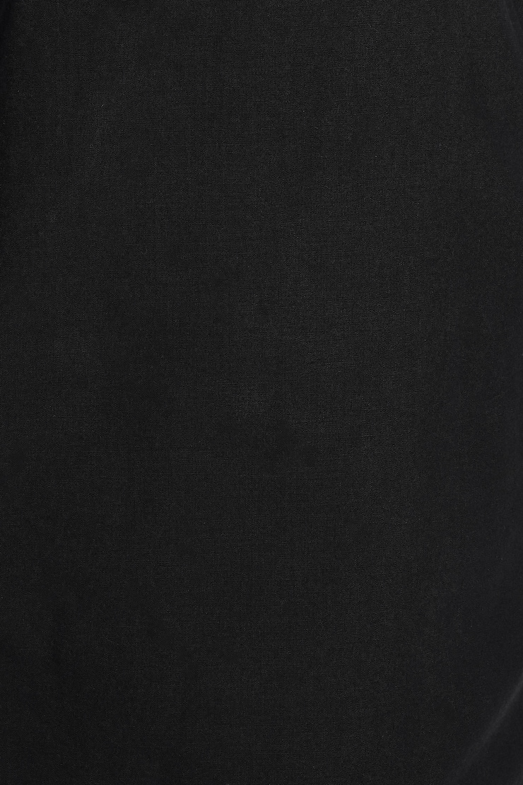 Poplin Balloon Cargo Pants, JET BLACK, large