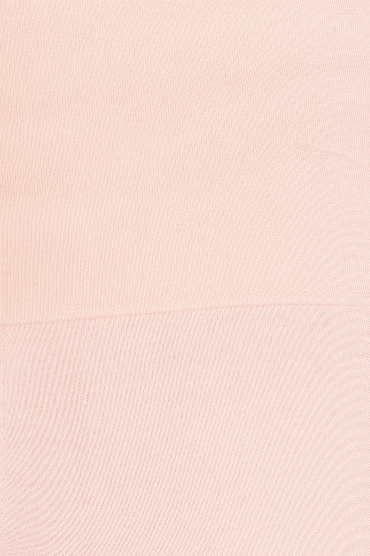 Pantalon en modal à taille repliée, Rose givré, large