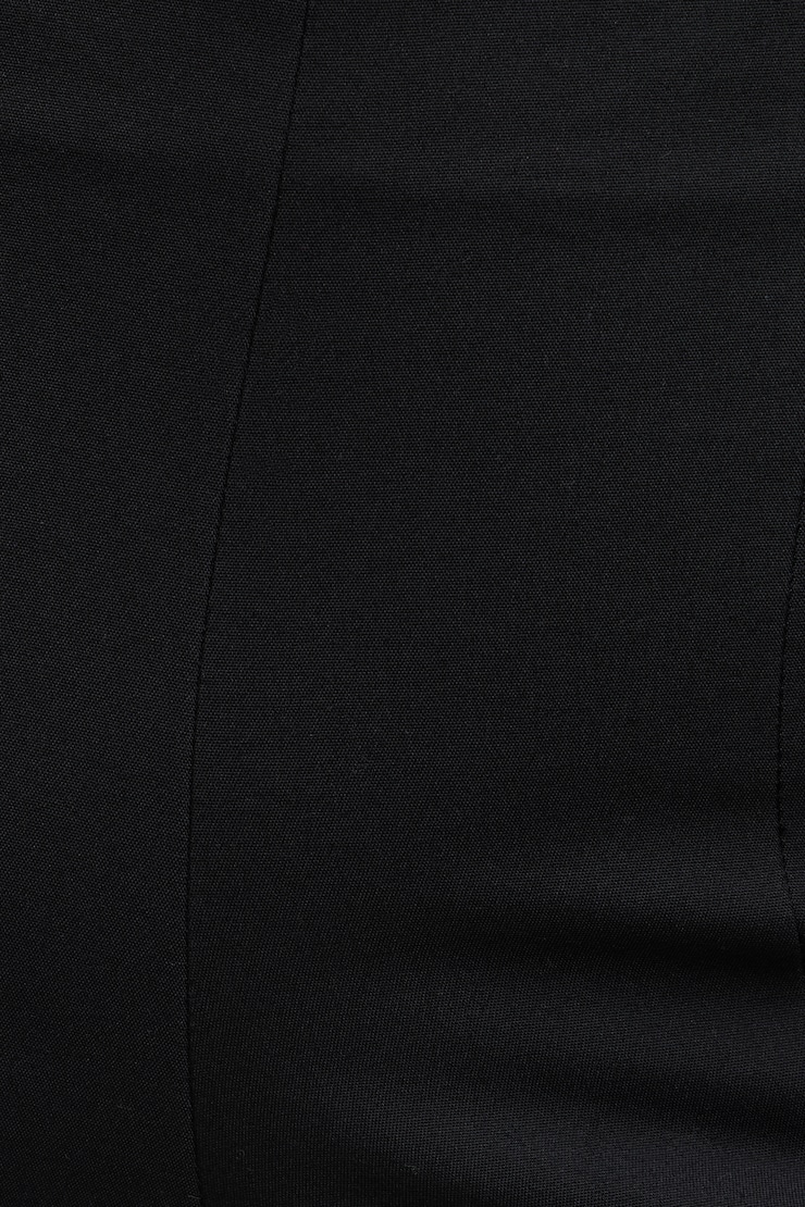High Rise Slim Bootcut Pants Jet Black large