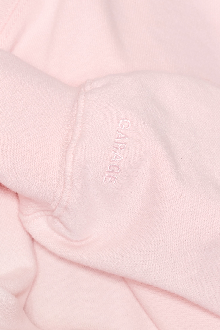 SoftTerry™ Raw-Edge Off Shoulder Sweatshirt, Pink Wink, large